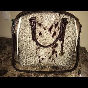 Brahmin large Duxbury satchel stone carlisle